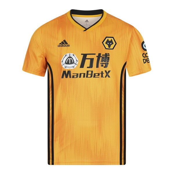 Tailandia Camiseta Wolves 1ª Kit 2019 2020 Amarillo